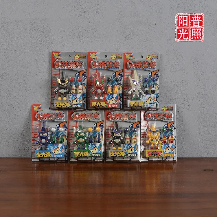 

Bom Bom Marble Policeman A Set of 7 Kinds Action Figure Model Children Toys