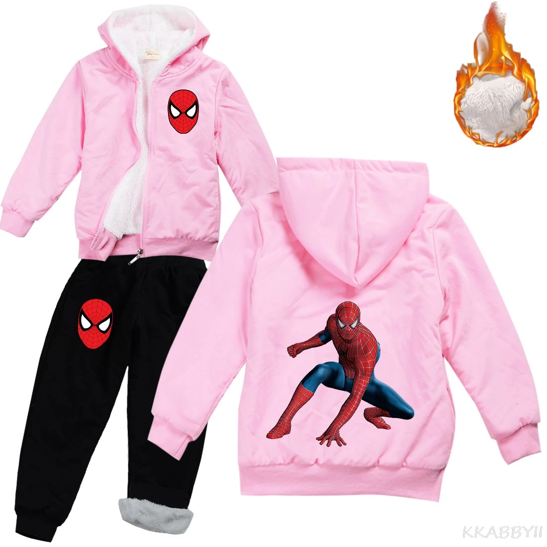 Человек-паук для мальчиков и девочек комплект одежды из 2 предметов детский