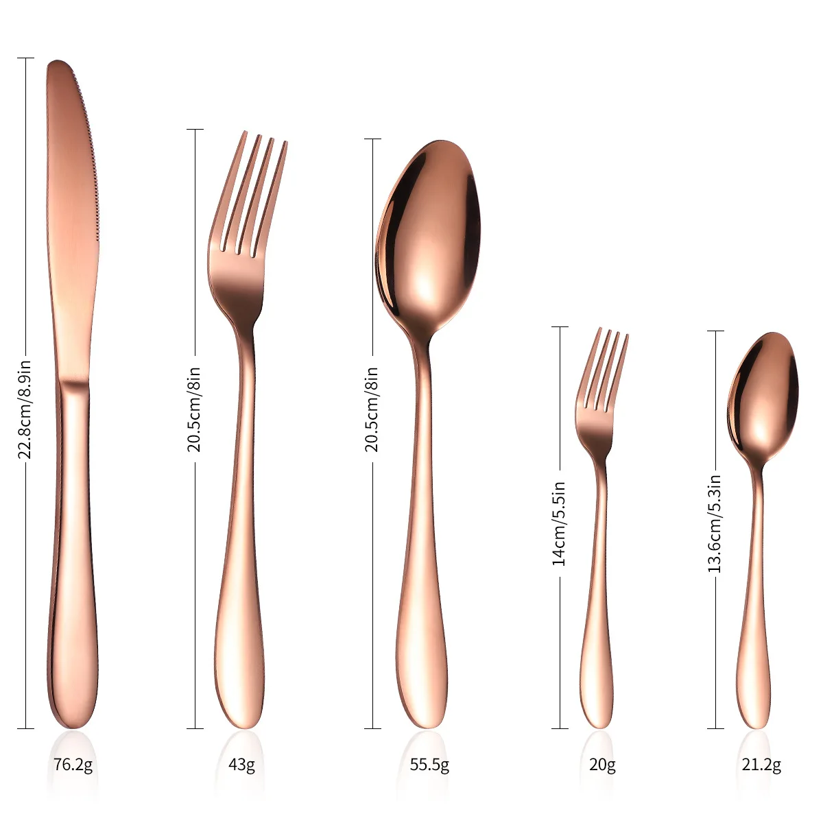 Silver TablewareSe Set 304 Stainless Steel Cutlery 5pcs Knife Fork Spoon Mirror Dinnerware Dinner Holiday Gift Box | Дом и сад