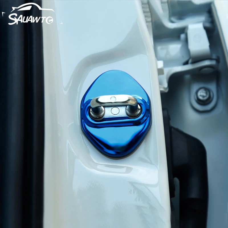 Крышка дверного замка автомобиля из нержавеющей стали для Toyota C HR CHR 2016 2017 2018