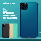 Чехол для iPhone 11 Pro Max XS Max XR X Nillkin, Жесткий Тонкий чехол-накладка из поликарбоната, суперматовый чехол для iPhone 11 XR XS Max X