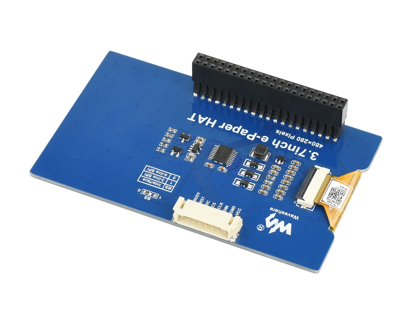 Экран E-Ink 3 7 дюйма для Raspberry Pi 480 × 280 пикселей черный/белый 4 серых весы интерфейс SPI