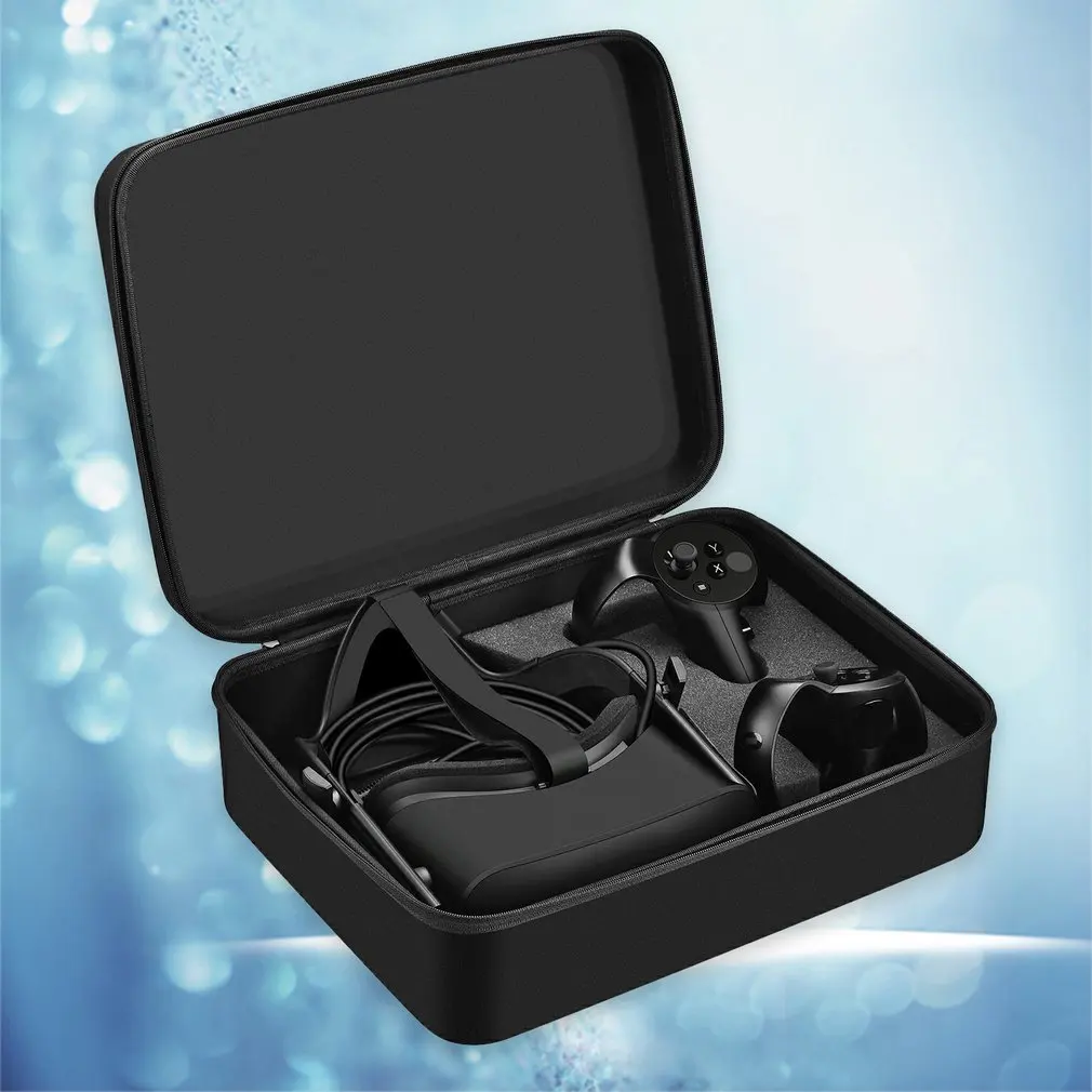 

Draagbare Schokbestendig Eva Opbergtas Beschermhoes Carrying Box Koffer Voor-Oculus Quest 2 Quest 1 Virtual Reality Systeem acc