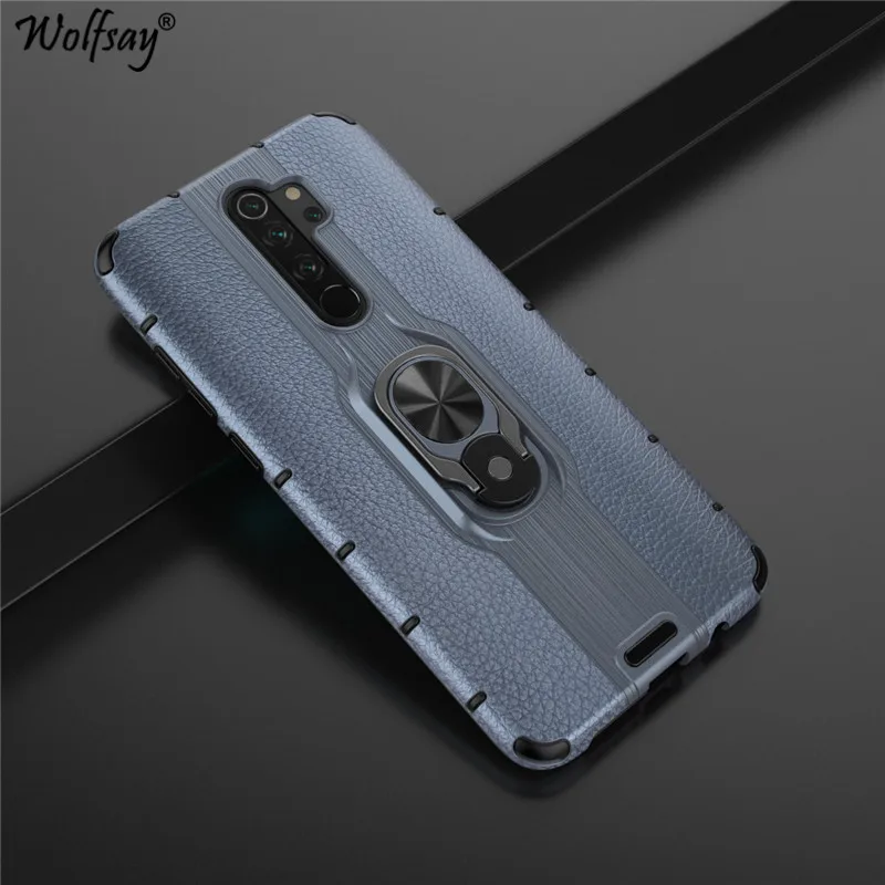 Для Xiaomi Redmi Note 8 Pro чехол противоударный Броня PC + ТПУ жесткий защитный для телефона