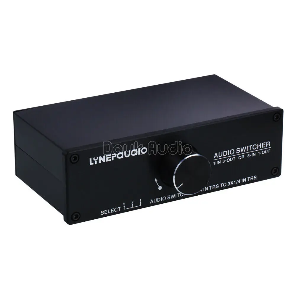 Douk аудио мини 1/3-IN 3/1-OUT аудио коммутатор Пассивный предусилитель HiFi стерео динамик распределитель селектор