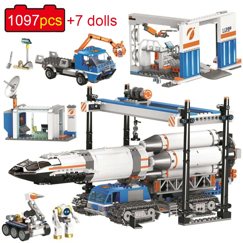 Город лунный космической станции спутниковой связи Миссии