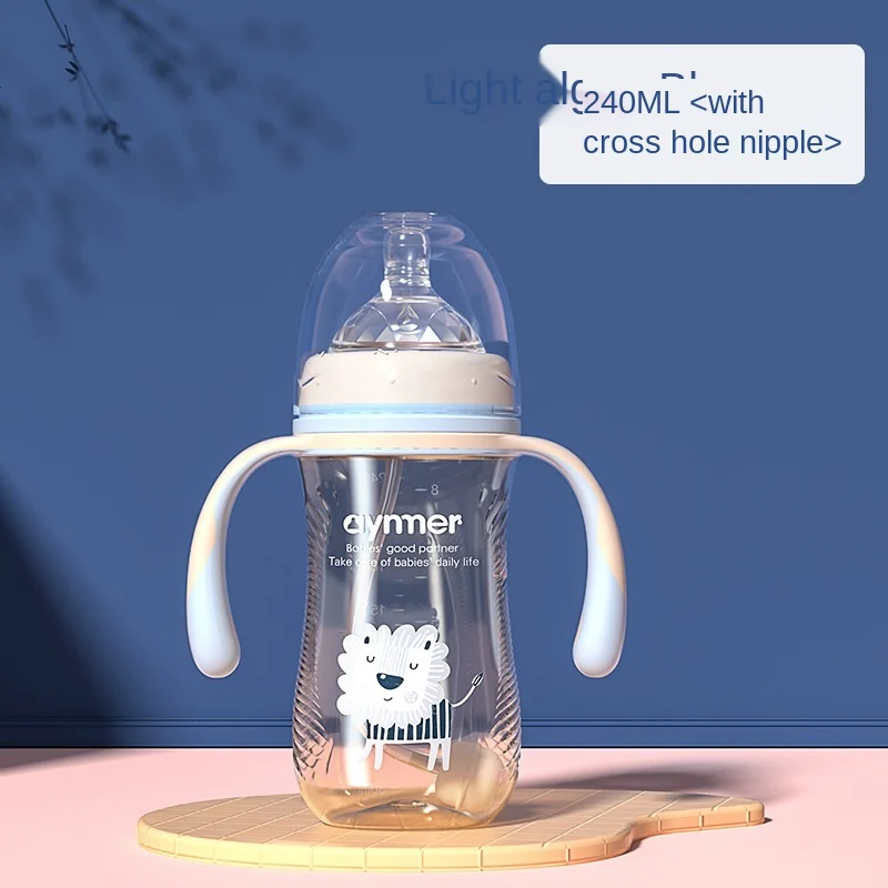 

Baby Feeding Bottle Newborn PPSU Feeding Bottle Baby Sucker Cup Biberones Para Bebe Children's Straw Drinking Cup Duckbill Cup