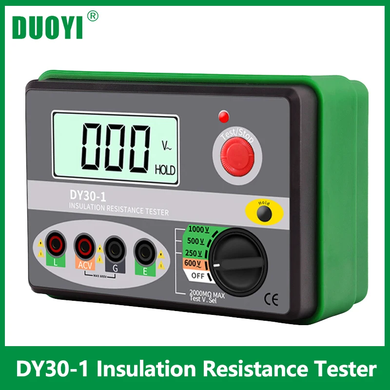 Цифровой измеритель сопротивления заземления DUOYI DY30 1 0 2000 м Ом мегомметр