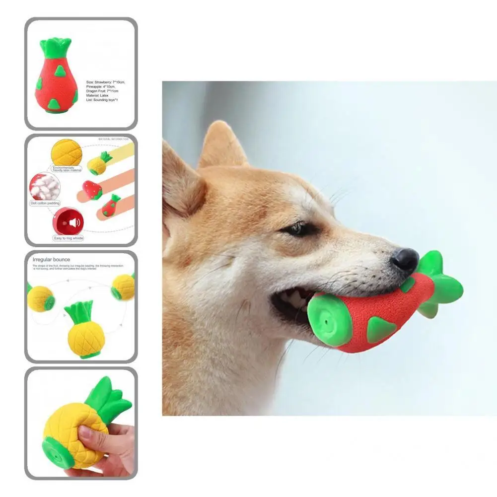 

Dog Chew Toy with Sound Effect Safe Scratch-resistant Pet Dog Teeth Grinding Toy