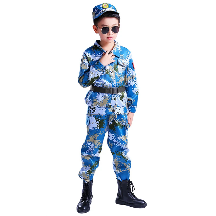 Уличные детские костюмы военная Униформа США камуфляжная тактическая одежда
