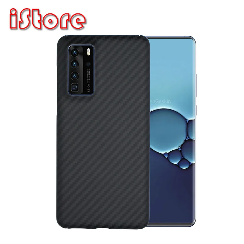 

Чехол из чистого углеволокна для Huawei P40ProPlus P40 Pro Plus, легкий тонкий высокопрочный защитный чехол, жесткий чехол из арамида