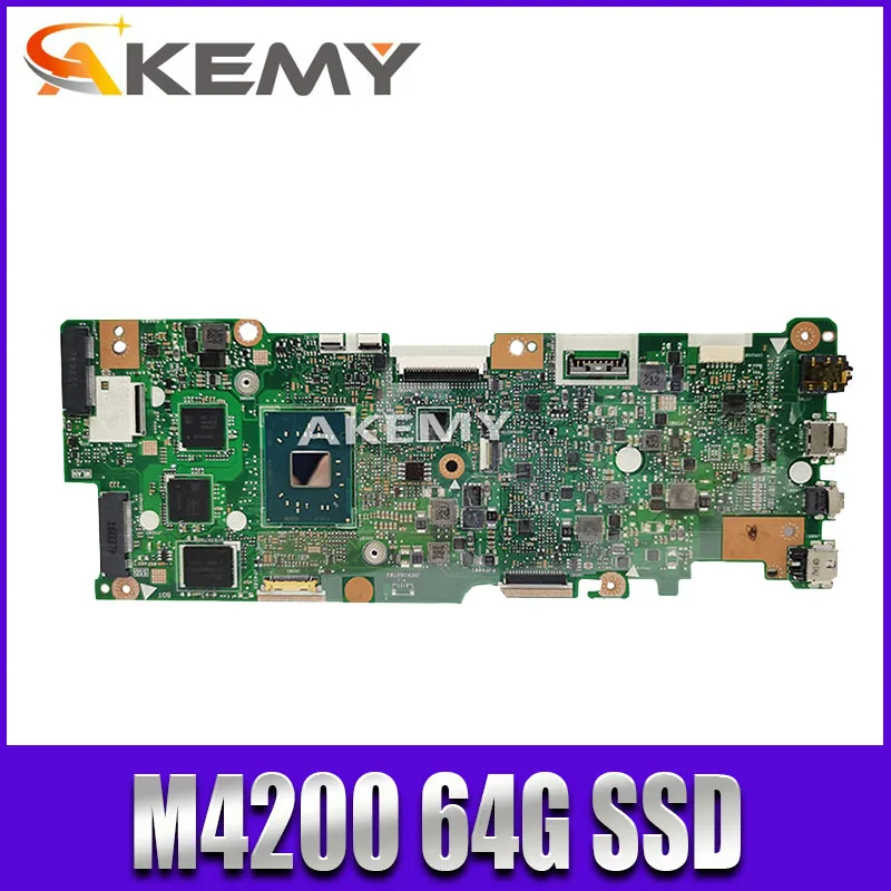 

For Asus Vivobook Flip TP401NA TP401N Motherboard N4200 64G SSD 4GB RAM 60NB0GW0-MB1702