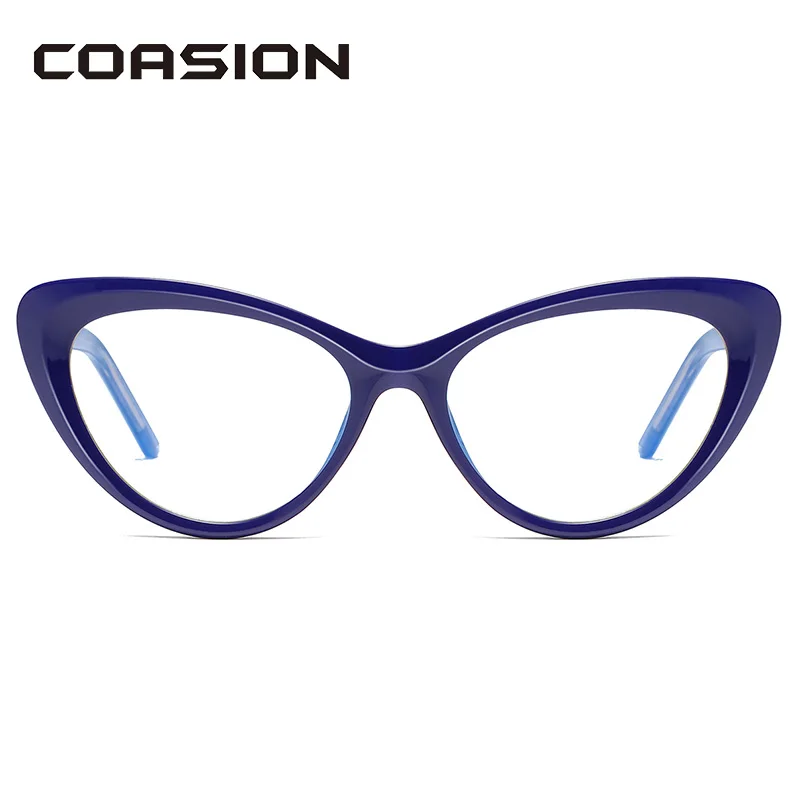 Очки COASION кошачий глаз TR90 женские гибкая оправа блокировка сисветильник для