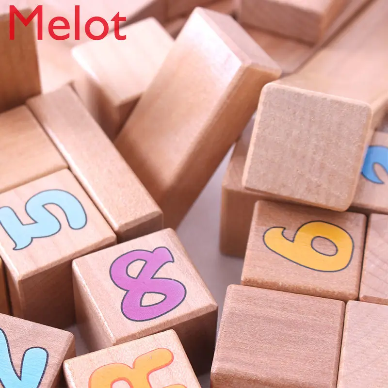 

Wooden Baby Building Blocks Boys 2-3 Years Old Assembled Children's Educational Toys Girls Early Education 4 Years Old