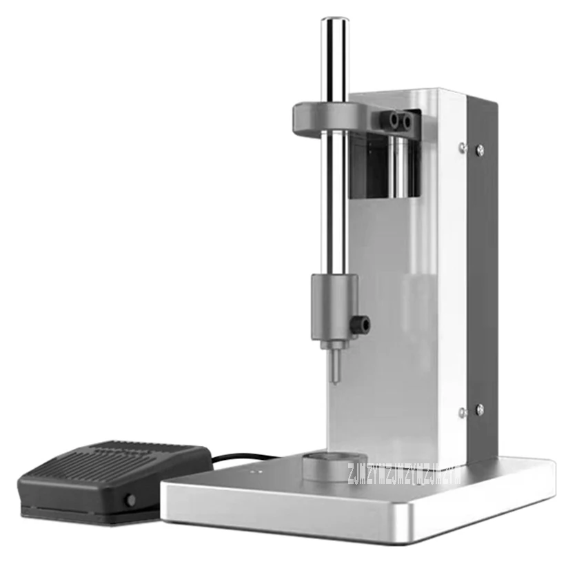 

T80 Small Electric Punching Machine Desktop Silent Pneumatic Press Machine Portable Riveting Punching Machine 100-240V 24mm/s