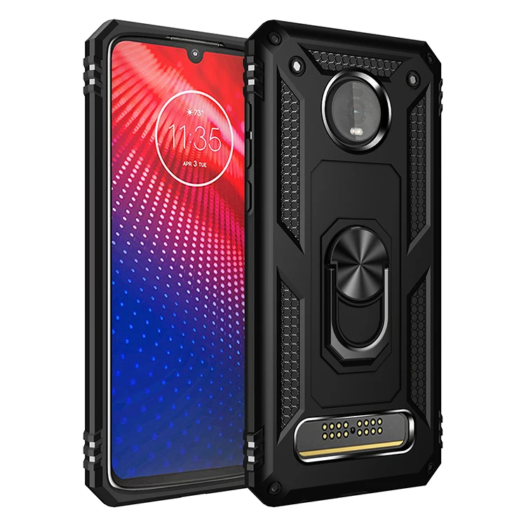 Бронированный противоударный чехол для Motorola Moto Z4 Z 4 прочный военный защитный