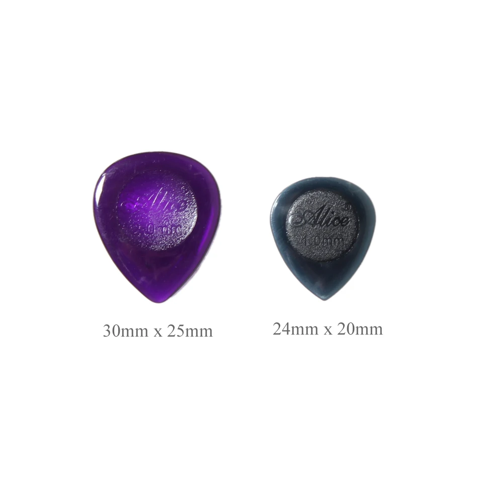 12 teilelos kleine größe 24mm 20mm dicke alice akustische elektrische gitarre musical instrument pick wasser tropfen free global shipping