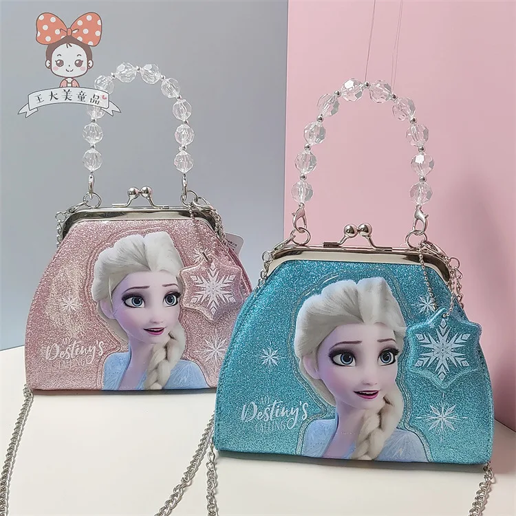 

Сумка Disney «Холодное сердце», рюкзак для девочек, сумка для девочек, аниме, Эльза, кавайная принцесса, сумка через плечо, сумка-мессенджер, сум...