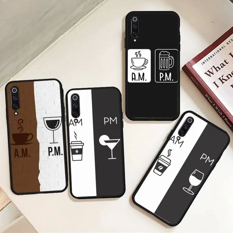 

Coffee Wine Cup Phone Case For Xiaomi Redmi note 7 8 9 t s 10 A pro lite funda shell coque cover
