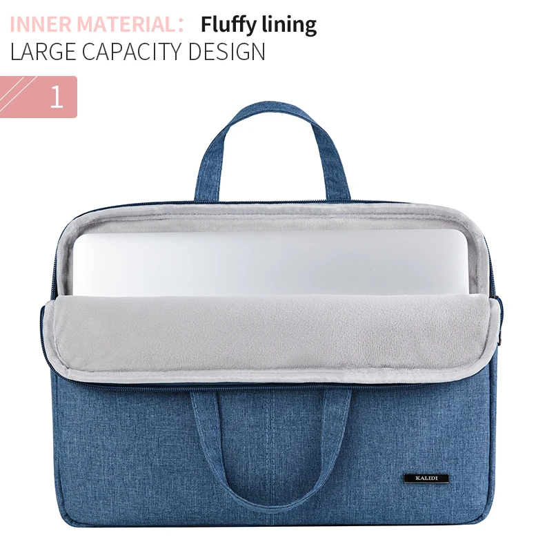 Сумка KALIDI для ноутбука 13,3 14 15 15,6 дюймов Сумка для ноутбука Macbook Air Pro 11 13 15 Dell Asus hp acer чехол для ноутбука водонепроницаемый