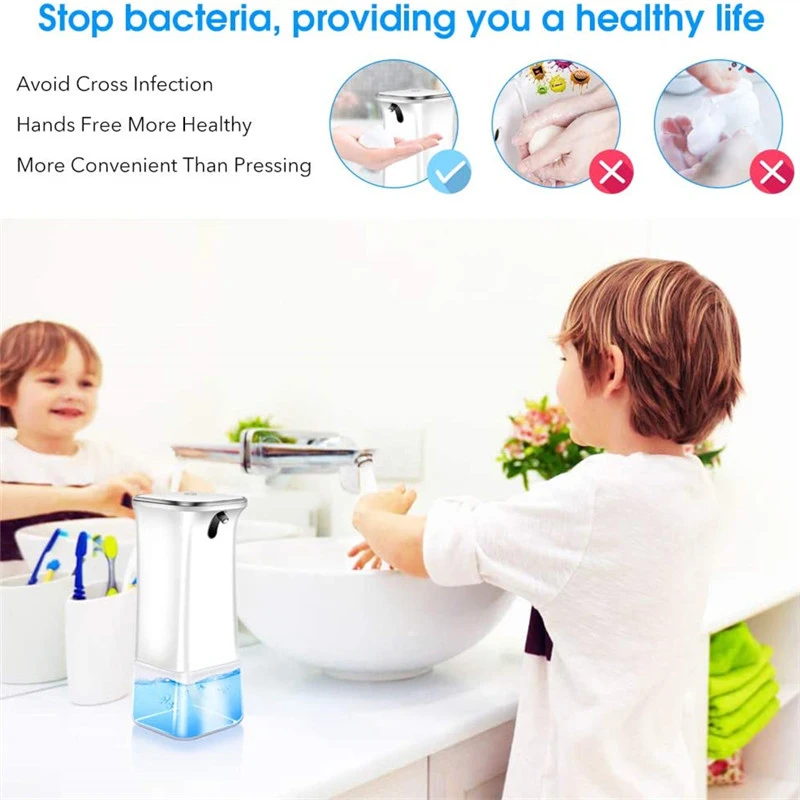 enchen automatic touchless foam soap dispenser with infrared motion sensor 280ml foam soap dispenser for bathroom kitchen free global shipping