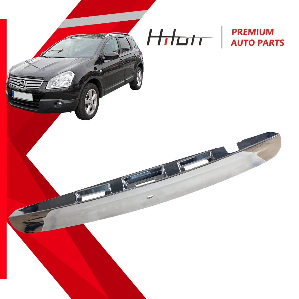

Chrome Rear Tailgate Boot Door Grab Handle Trim Cover with I-Key Camera Hole for Nissan Qashqai J10 Jj10 2007-2012