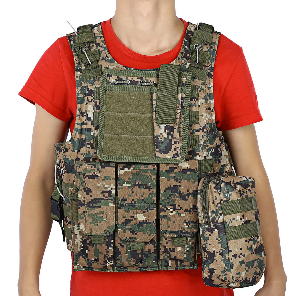

Outlife USMC Airsoft CS Military Tactical Vest Molle Combat Assault Plate Carrier Tactical Vest Outdoor Clothing Hunting Vest