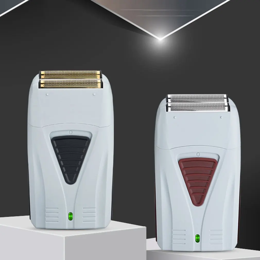 Shaving Head Gradient Push White Razor Bid Farewell Reciprocating Portable Men's Double Net Electric |