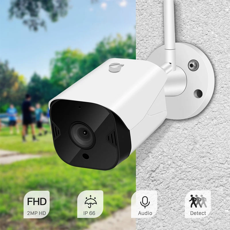 1080P облачная Wifi Камера уличная 4X цифровой зум Беспроводная цилиндрическая камера