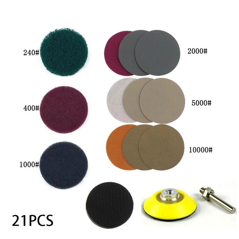 

DIY Polishing Restoration Kit Sanding Discs Improves Visibility 2 Inch
