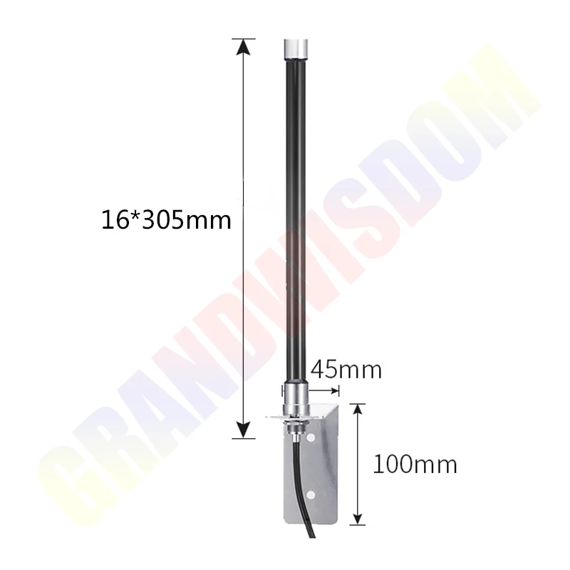 Умная крышка люка всенаправленная антенна SMA папа 700-2700 МГц gsm gprs 2g 3g 4g WiFi Внешняя