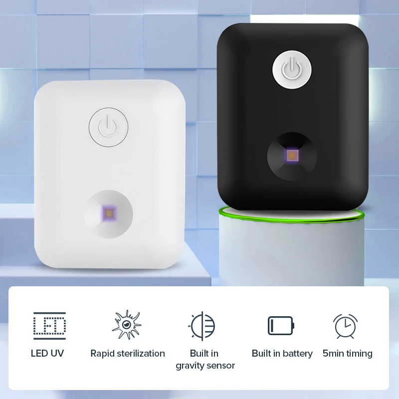 

Portable UVC Light Disinfectants USB Charging Ultraviolet Disinfection Lamp UV Germicidal Sterilizer Light for Home Travel Toile