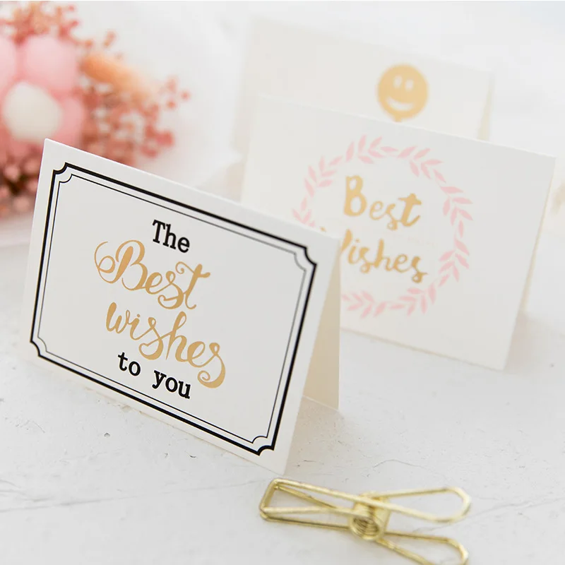 Пользовательские карты бумаги Печатающая маленькая карта Бумага День рождения