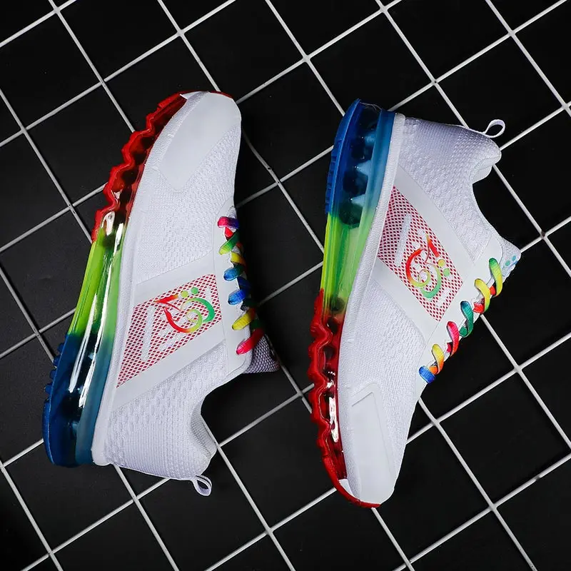 Big Size Outdoor No-slip Sports Shoes for Male Sport Women Sneakers Running Men Red Athletic Tennis Basket B-747 | Спорт и