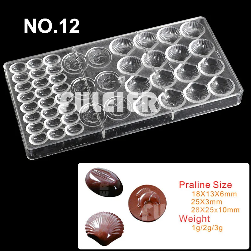 

Поликарбонатные формы для шоколада Fuleier