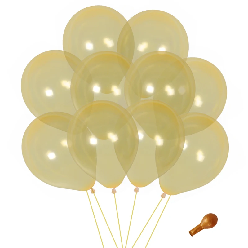 10pcs gold 10 шт. розовые латексные гелиевые шары 10 дюймов воздушные шары с дизайном «сердце» надувные свадебные украшения Воздушные шары товары для дня рождения - Цвет: 10pcs gold