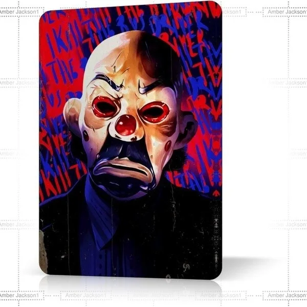 

Details About Metal Tin Sign the Joker Dark Knight Clown Excellent Rare Poster Art Aaaa