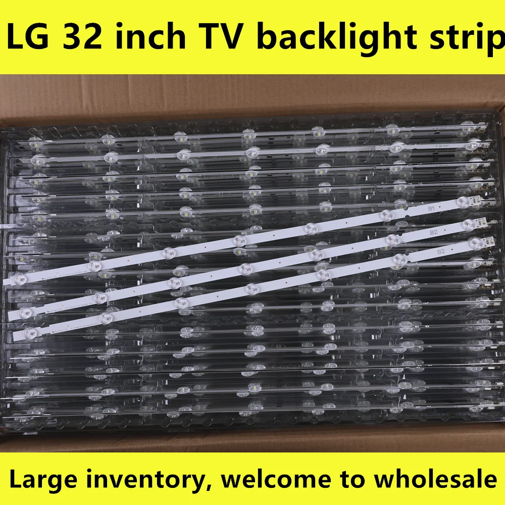 Светодиодный Подсветка полоса 7 лампы для LG 32 ''ROW2.1 Rev ТВ 32ln541v 32LN540V 6916L 1437A 1438A 1204A