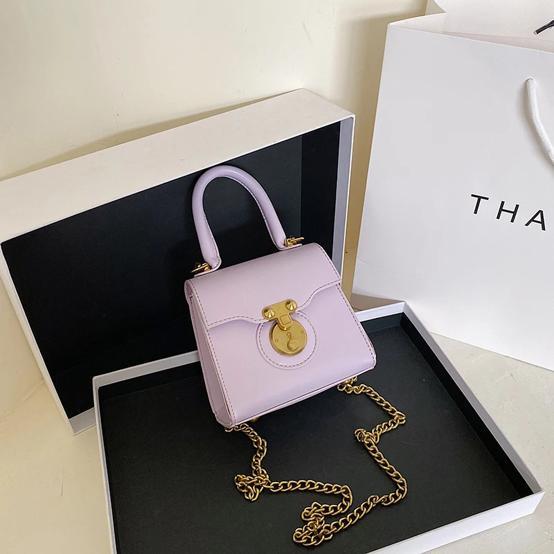 

luxury bag Pure leather Mini simple women's handbag purses and handbags 2021 luxury handbags women bags designer sac femme