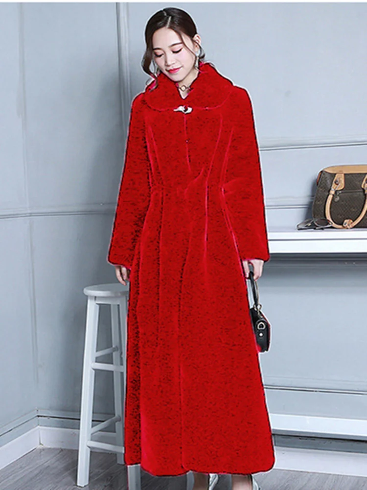 

Faux Fur Coat Fur Coat Plush Jacket Coats Woman Winter 2021 Black Women's Winter Coats 2021 Elegant Overcoat Female Women Jacket