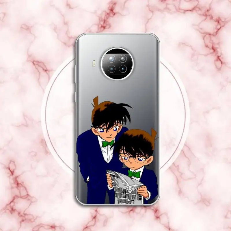 

Detective Conan anime There is only one truth high quality Phone Case Transparent for Xiaomi Redmi note 10 t 8 9 pro lite 11