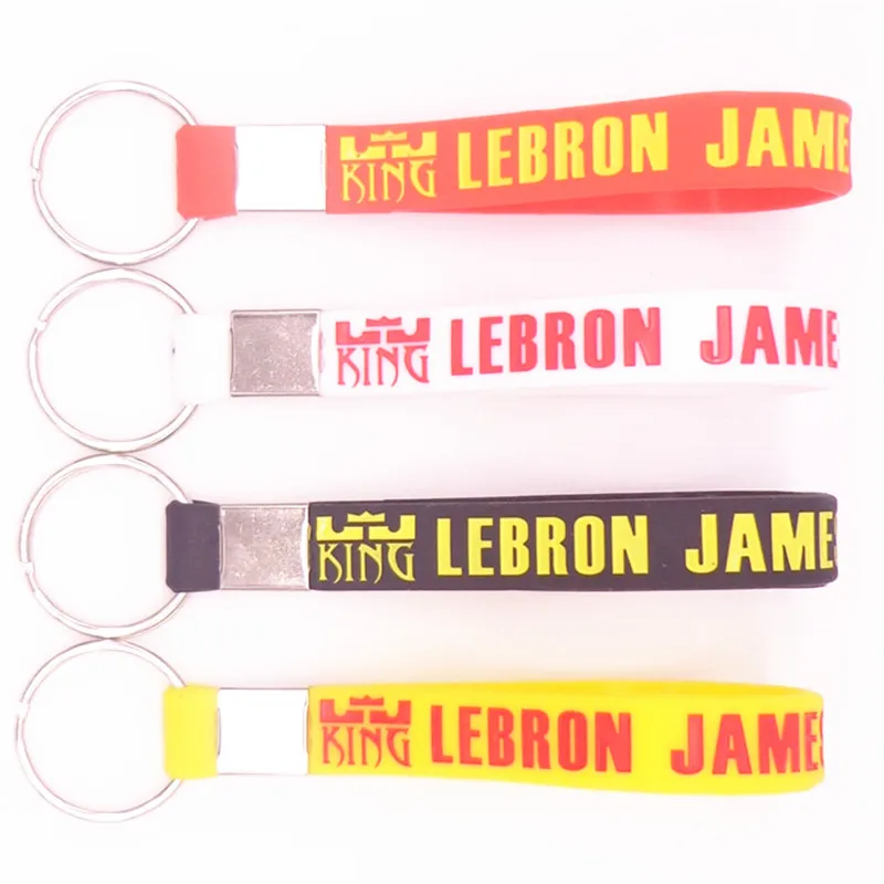 1 шт. LeBron James спортивный силиконовый резиновый браслет наручный баскетбольная