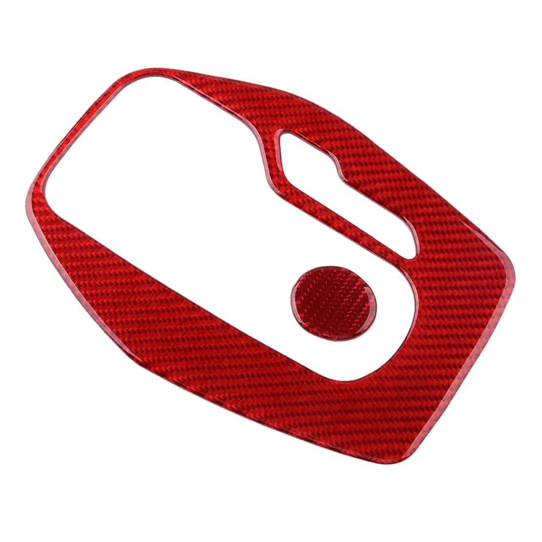 

1 комплект красная Автомобильная панельная Накладка для коробки передач из углеродного волокна подходит для Chevrolet Camaro 2016 2017 2018 2019 2020