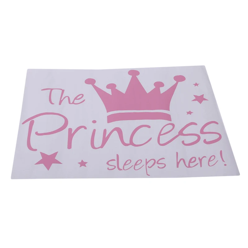 Спит принцесса здесь наклейки детской комнаты с английским алфавитом виниловые