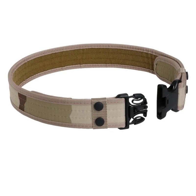 Ремень мужской Тактический в стиле милитари брезентовый быстросъемный пояс для