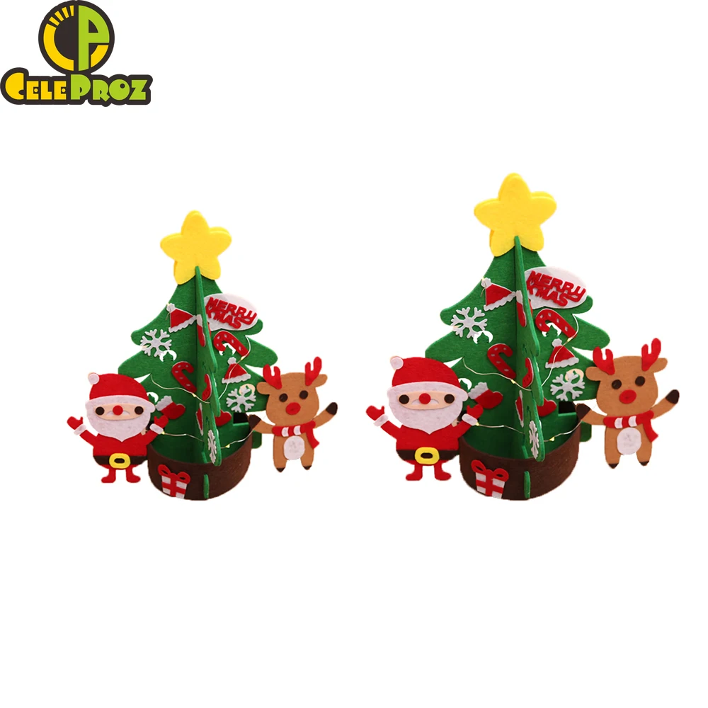 1 шт. нетканый материал рождественские украшения для рождественской елки олень