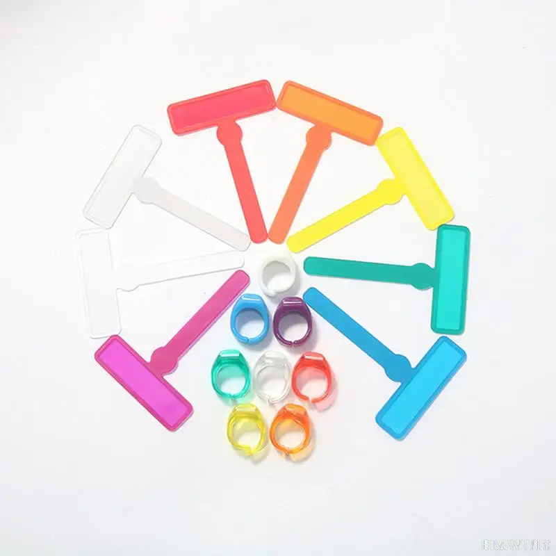 

1PC Guided Reading Strips Finger Focus Reader Colorful Dyslexia Reading Strips Tools Highlight Bookmark ADHD Kids Teens Students