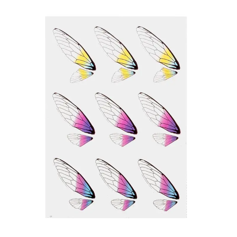 

8Pcs Dragonfly Cicada Butterfly Simulated Wings Charm Earrings DIY Jewelry Making