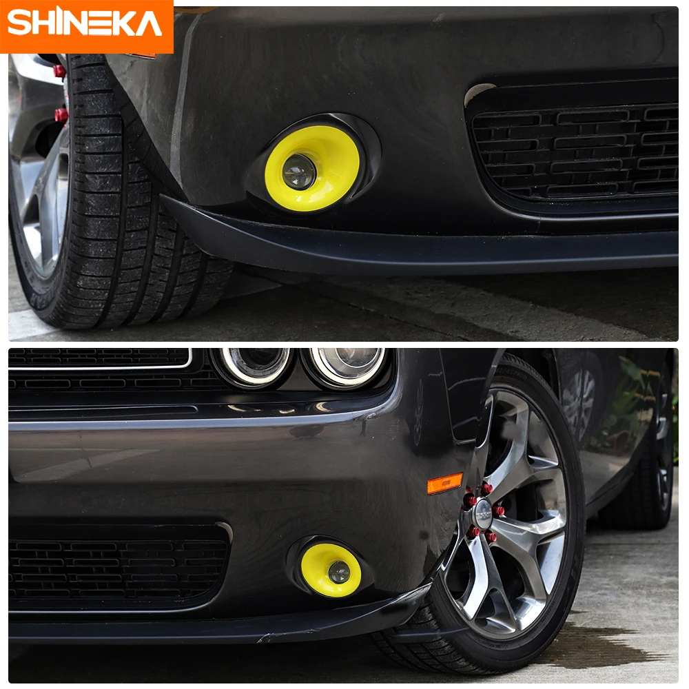 Колпаки для лампы SHINEKA Dodge Challenger автомобильный передний противотуманный
