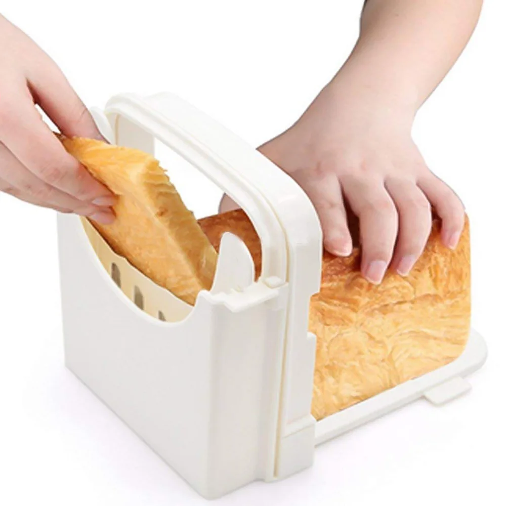1pcs Professional Bread Loaf Toast Cutter Slicer Slicing Cutting Guide Mold Maker Kitchen Tool |